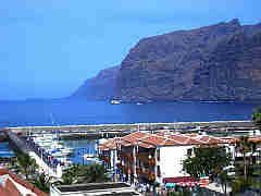 Hafenblick Los Gigantes teneriffa 